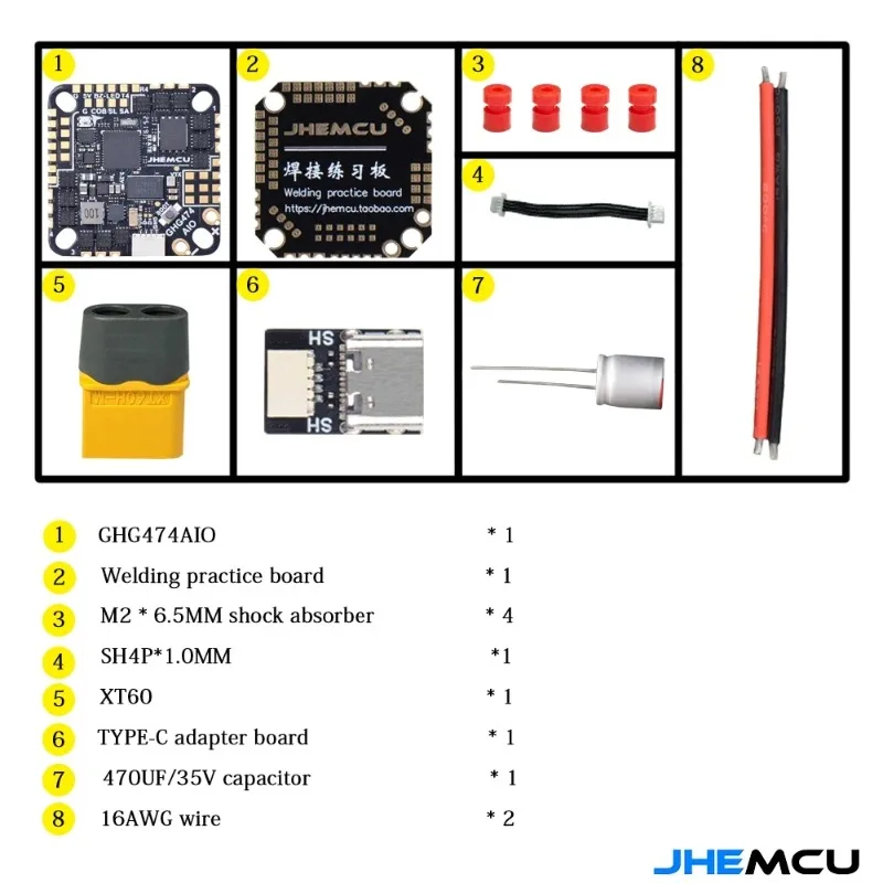 JHEMCU GHG474AIO 40A AIO Fligh - Betaflight Fc F4 recensione e prezzo