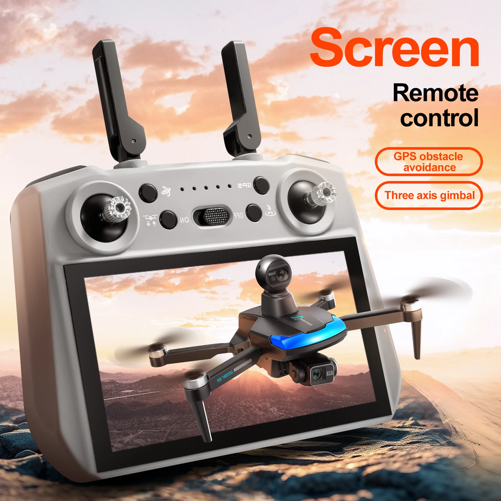 S185 Drone professionale 2.7K  - Drone Kit Professional recensione e prezzo