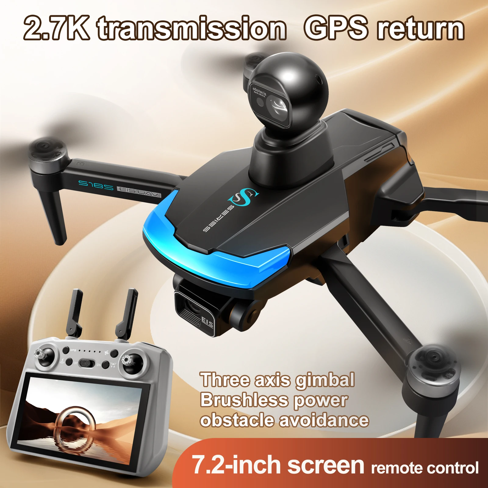 S185 Drone professionale 2.7K  - Drone Kit Professional recensione e prezzo