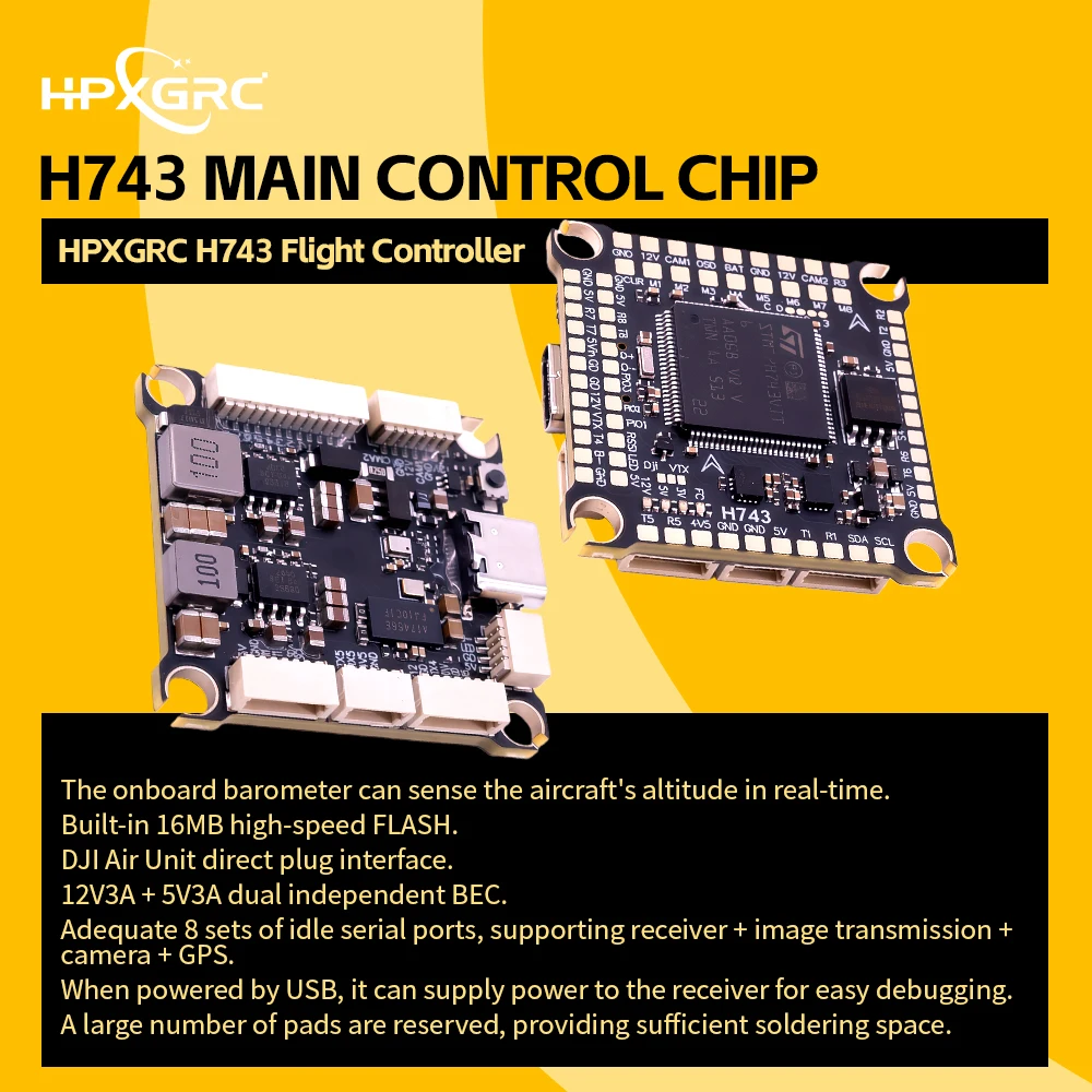 Controllore di Volo HPXGRC H74 - Betaflight Fc F7 recensione e prezzo